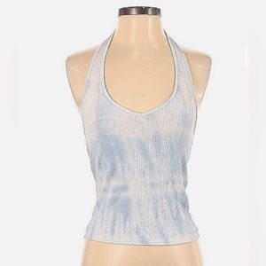 American Eagle Tie Dye Cropped Halter Top